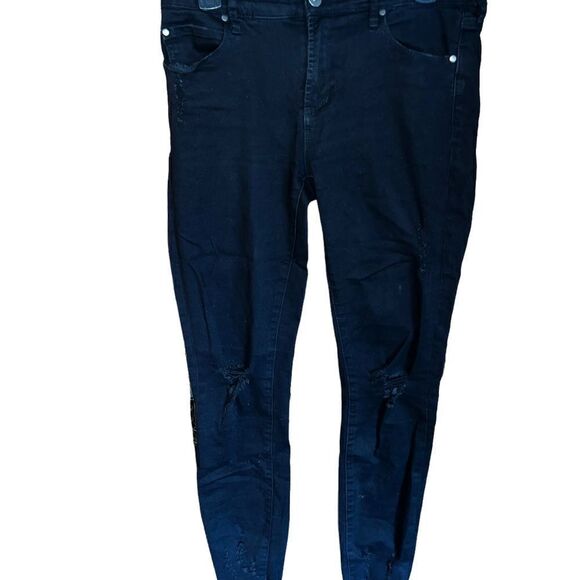 Articles of Society Tivoli black distressed skinny jeans style 4014PLB-493E 29W - Picture 1 of 9